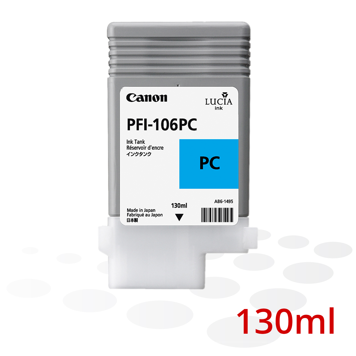 Canon PFI-106 PC, Photo Cyan, 130 ml 