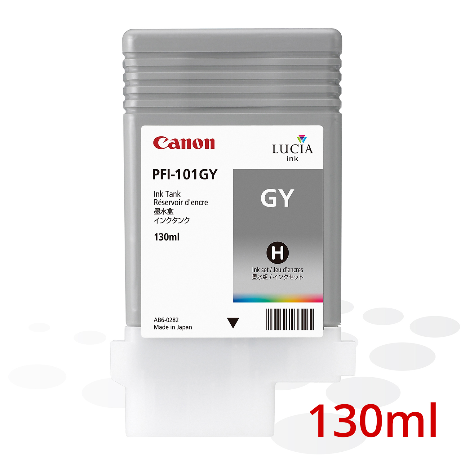 B-Ware Canon PFI-101 GY, Grau, 130 ml 
