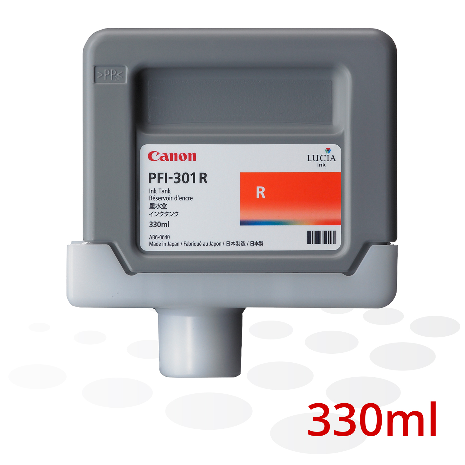 B-Ware Canon Tinte PFI-301 R, Rot, 330 ml 
