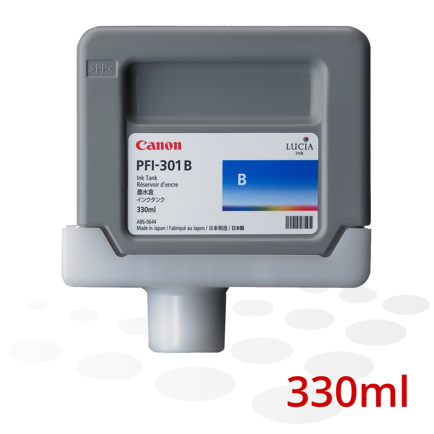 Canon Tinte PFI-301 B, Blau, 330 ml  
