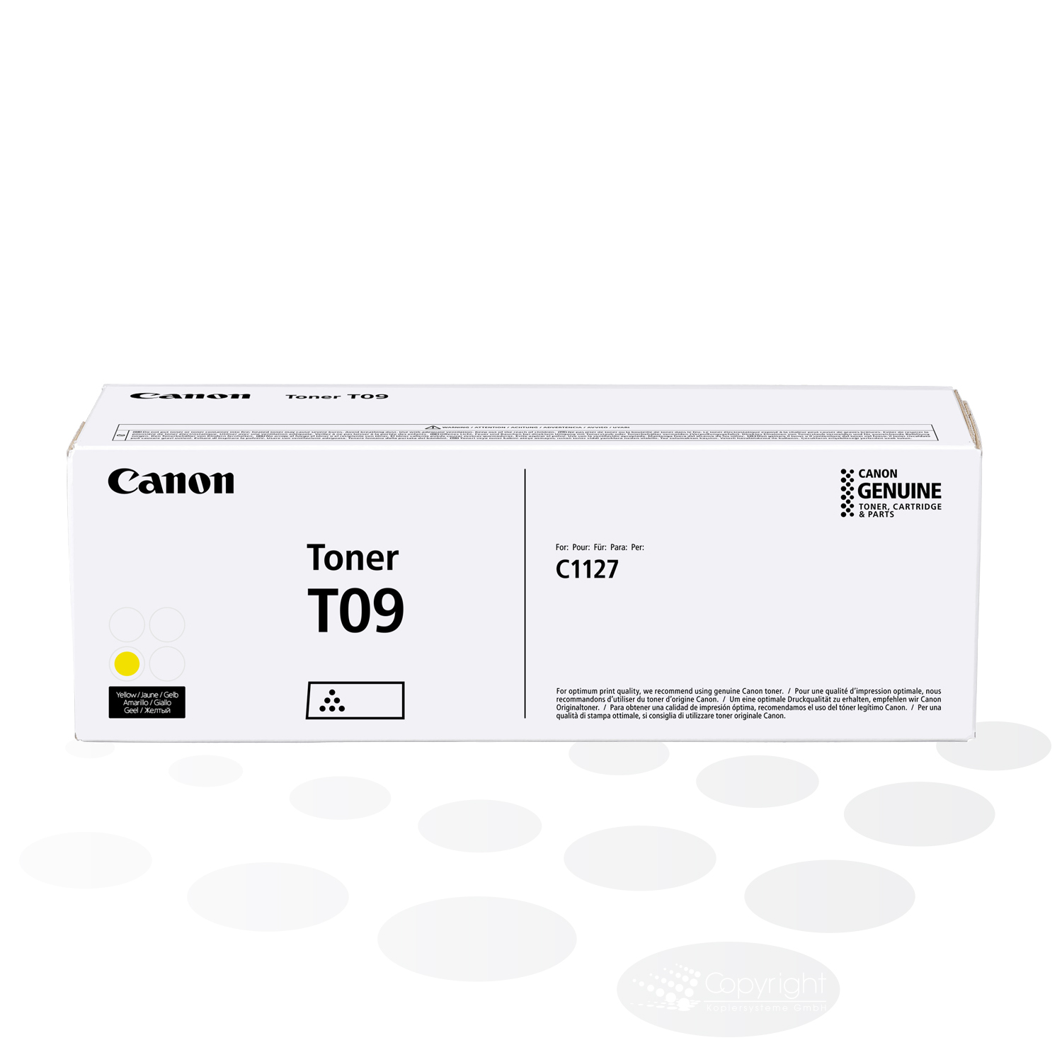 Canon Tonercartridge T09 Y, Yellow